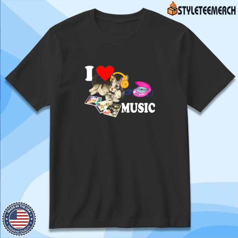 Doggo Revolution Camiseta I Love Music Dog Shirt 10 Doggo Revolution Camiseta I Love Music Dog Shirt