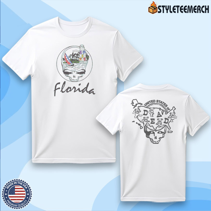 Grateful Dead Florida United States of Dead T-Shirt 4 Grateful Dead Florida United States of Dead T-Shirt