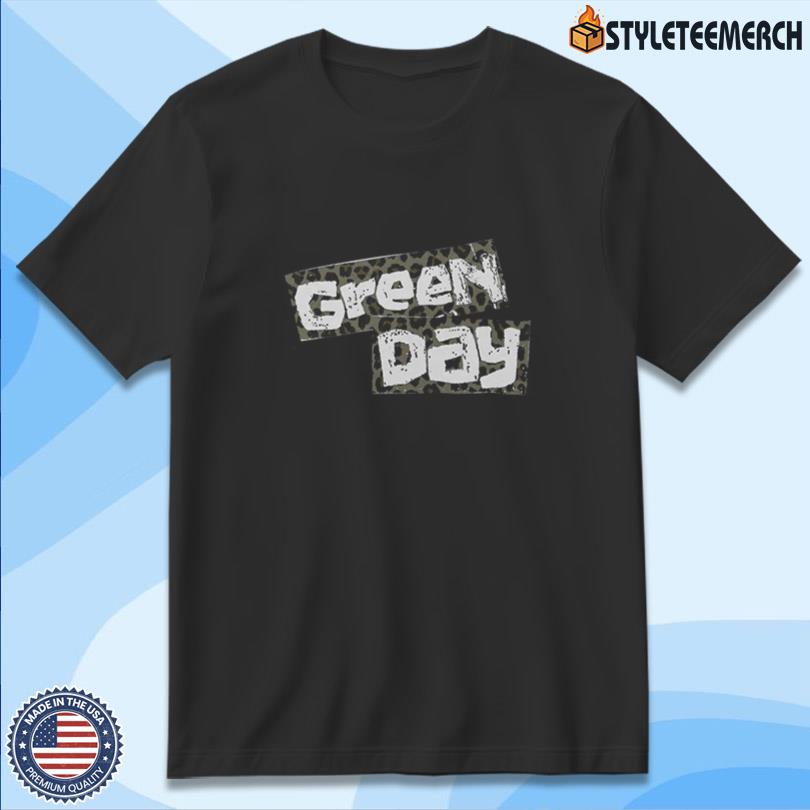 Green Day Cheetah Logo T Shirt 10 Green Day Cheetah Logo T Shirt