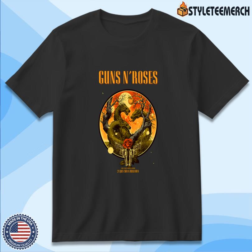 Guns N Roses Jul 21 Vasil Levski Stadium Sofia Bulgaria Shirt 10 Guns N Roses Jul 21 Vasil Levski Stadium Sofia Bulgaria Shirt