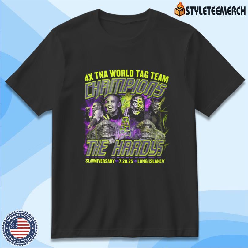 Hardys 4X Tag Champions Shirt 10 Hardys 4X Tag Champions Shirt