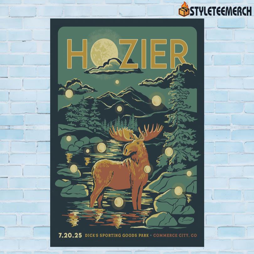 Hozier Jul 20 2025 Dicks Sporting Goods Park Commerce City CO Poster 10 Hozier Jul 20 2025 Dicks Sporting Goods Park Commerce City CO Poster