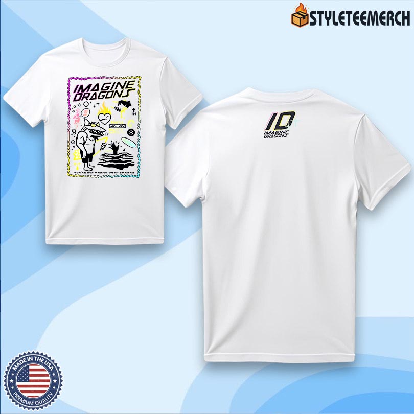 Imagine Dragons Sharks Beach Tee New 4 Imagine Dragons Sharks Beach Tee New
