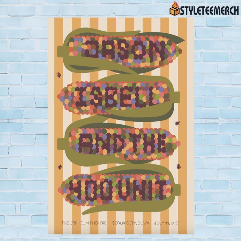 Jason Isbell And The 400 Unit Jul 11 2025 Sioux City Iowa Poster 10 Jason Isbell And The 400 Unit Jul 11 2025 Sioux City Iowa Poster