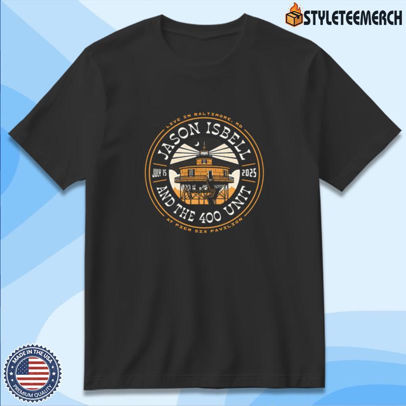 Jason Isbell And The 400 Unit Jul 15 2025 Baltimore, MD Shiort Shirt 10 Jason Isbell And The 400 Unit Jul 15 2025 Baltimore, MD Shiort Shirt