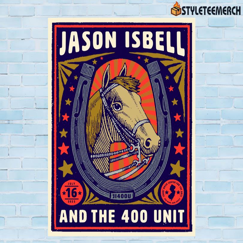 Jason Isbell And The 400 Unit Jul 16 2025 Red Bank, NJ. Poster 10 Jason Isbell And The 400 Unit Jul 16 2025 Red Bank, NJ. Poster
