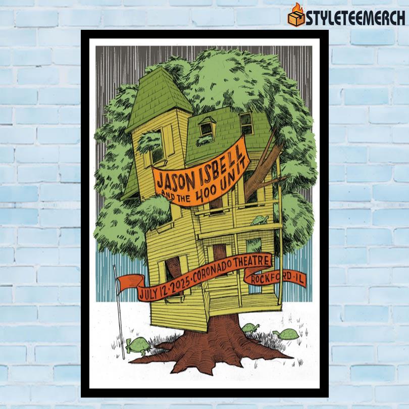 Jason Isbell Rockford Show Poster 10 Jason Isbell Rockford Show Poster