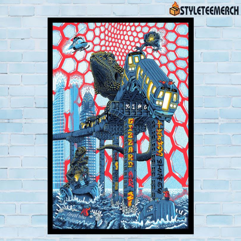 King Gizzard & The Lizard Wizard Forest Hills Stadium Queens, NY Poster 10 King Gizzard & The Lizard Wizard Forest Hills Stadium Queens, NY Poster