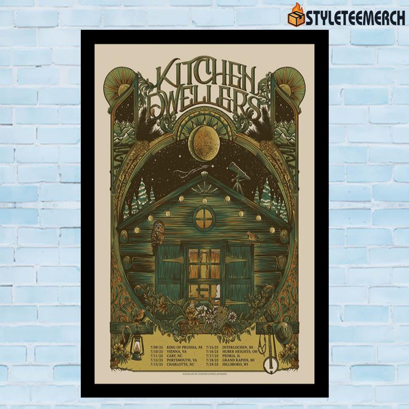 Kitchen Dwellers Summer Tour 2025 Poster 10 Kitchen Dwellers Summer Tour 2025 Poster