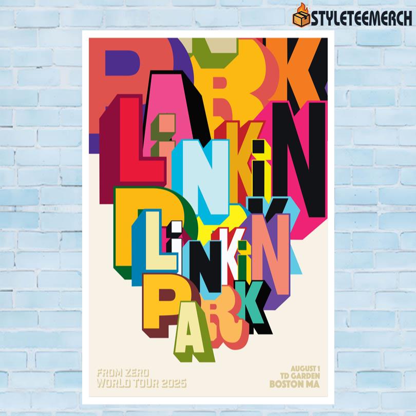 Linkin Park 2025 Concert Poster 10 Linkin Park 2025 Concert Poster