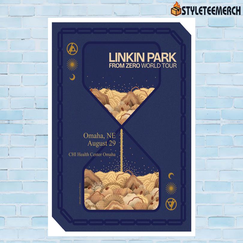 Linkin Park Aug 29 2025 Omaha NE Poster 10 Linkin Park Aug 29 2025 Omaha NE Poster