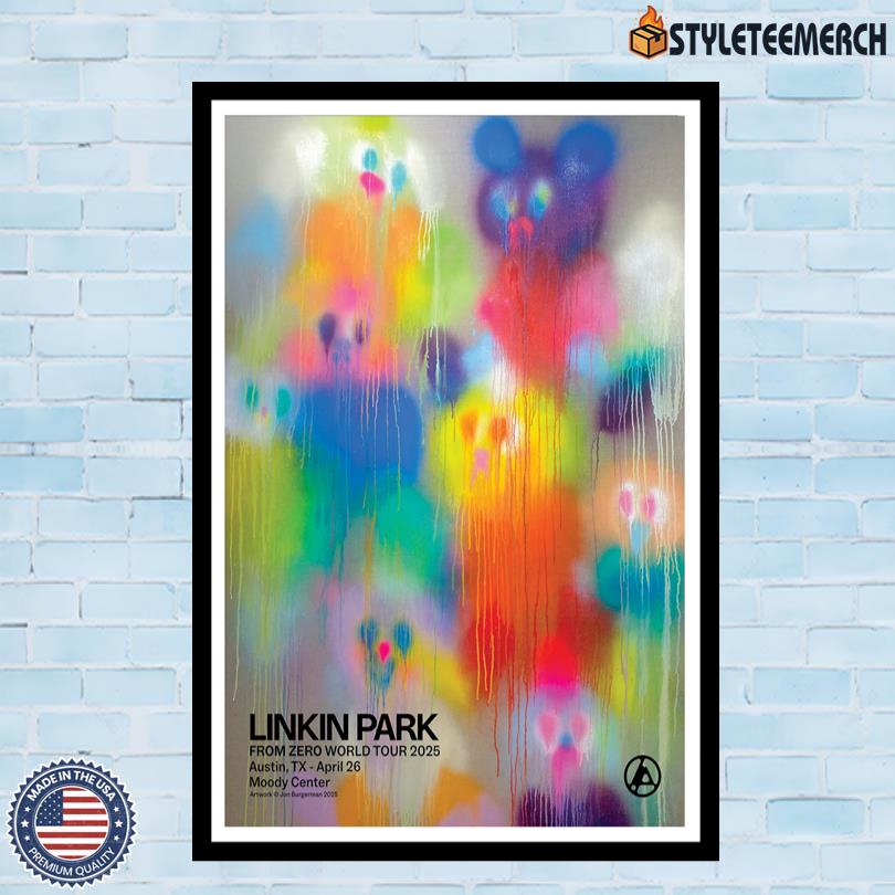 Linkin Park Austin, TX Poster Limited Edition 10 Linkin Park Austin, TX Poster Limited Edition