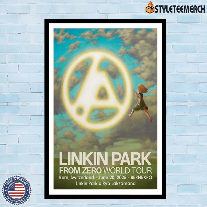 Linkin Park Bern, Switzerland Poster Limited Edition