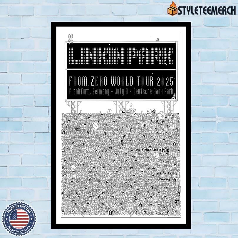 Linkin Park Event Poster Frankfurt, Germany 2025 10 Linkin Park Event Poster Frankfurt, Germany 2025