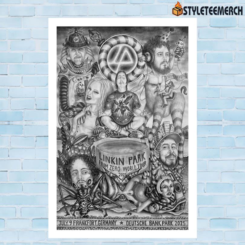 Linkin Park Merch Frankfurt, Germany July 9 2025 Poster 10 Linkin Park Merch Frankfurt, Germany July 9 2025 Poster