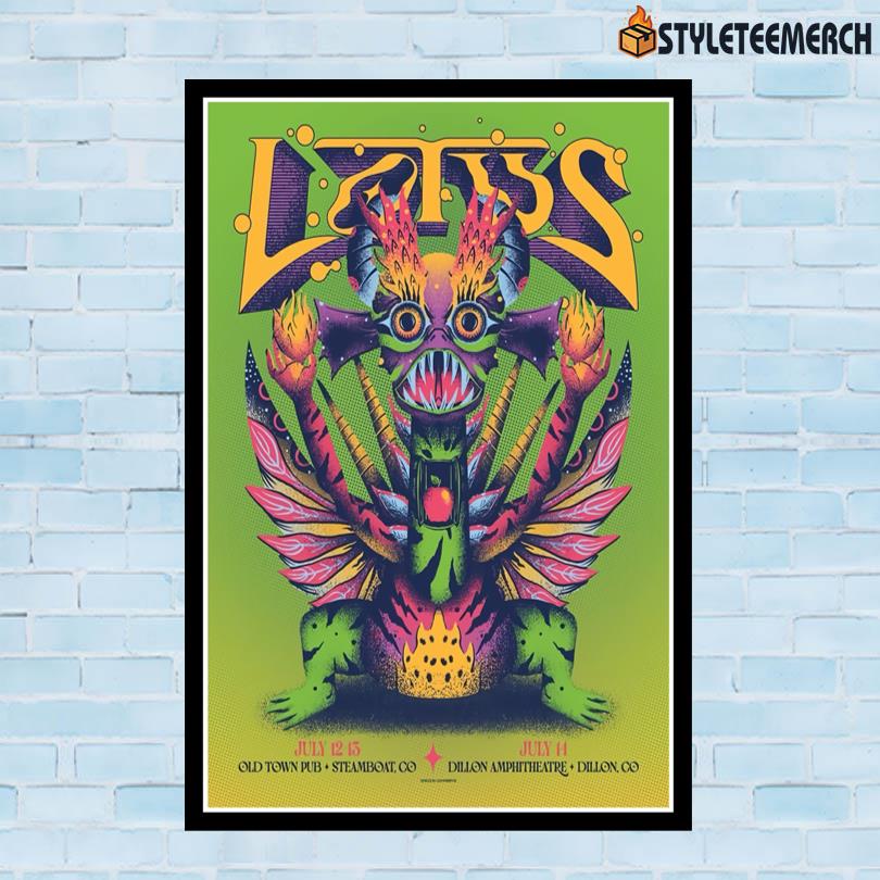 Lotus Colorado July 12-14 2025 Concert Poster 10 Lotus Colorado July 12-14 2025 Concert Poster
