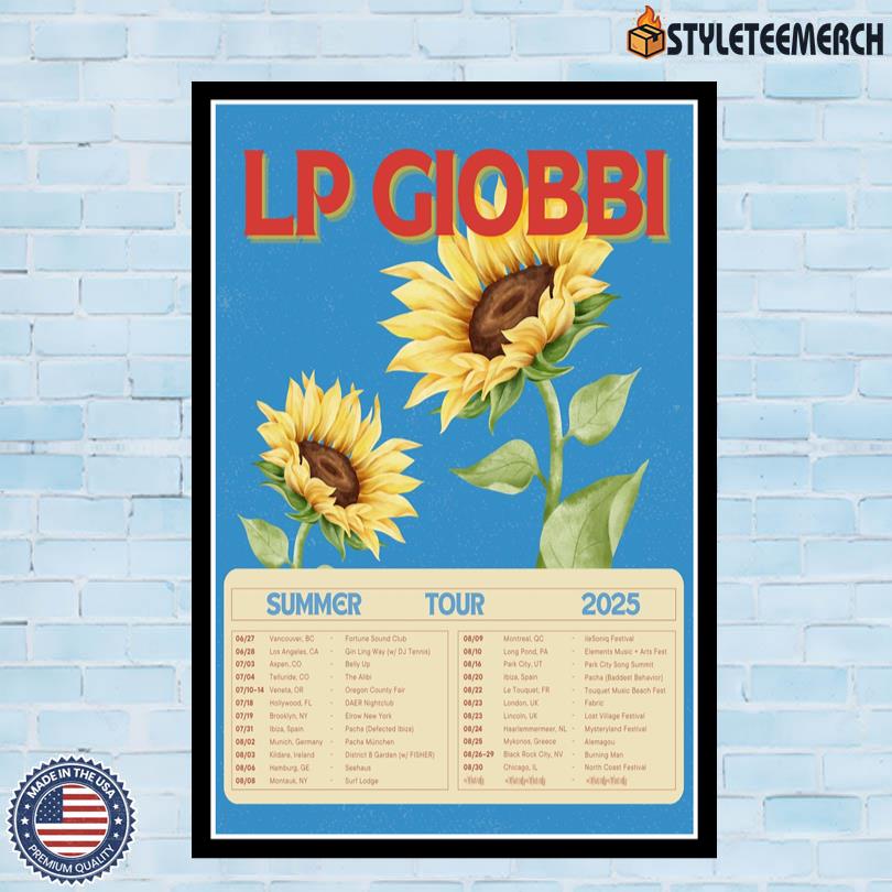 LP Giobbi Summer Tour 2025 Poster 10 LP Giobbi Summer Tour 2025 Poster