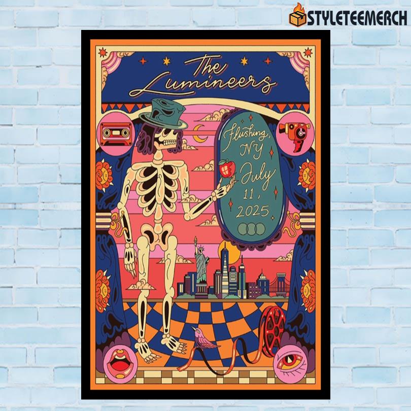 Lumineers Citi Field Concert Poster 10 Lumineers Citi Field Concert Poster