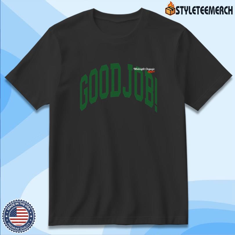 Midnight Organic Varsity Good Job Shirt 10 Midnight Organic Varsity Good Job Shirt