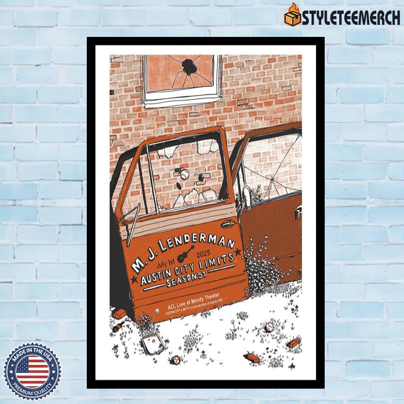 MJ Lenderman Austin, TX Poster Limited Edition 10 MJ Lenderman Austin, TX Poster Limited Edition