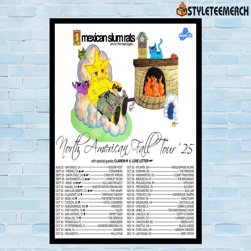 North American Punk Tour Poster 10 North American Punk Tour Poster