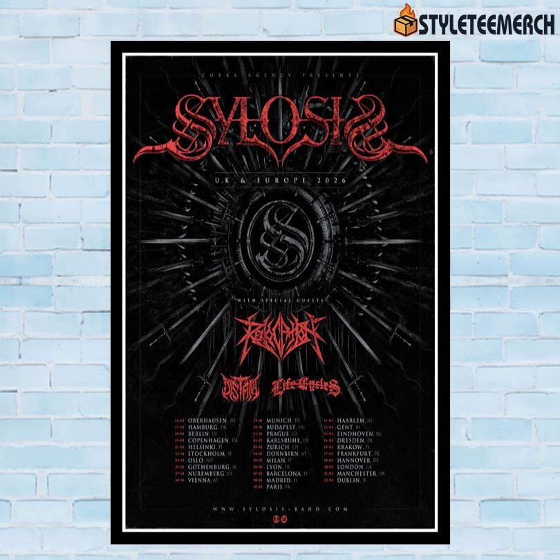 Official Sylosis Concert Art Print 10 Official Sylosis Concert Art Print