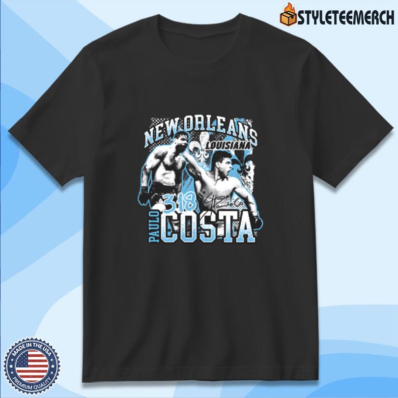 Paulo Costa Merch 318 New Orleans Event T-Shirt 10 Paulo Costa Merch 318 New Orleans Event T-Shirt