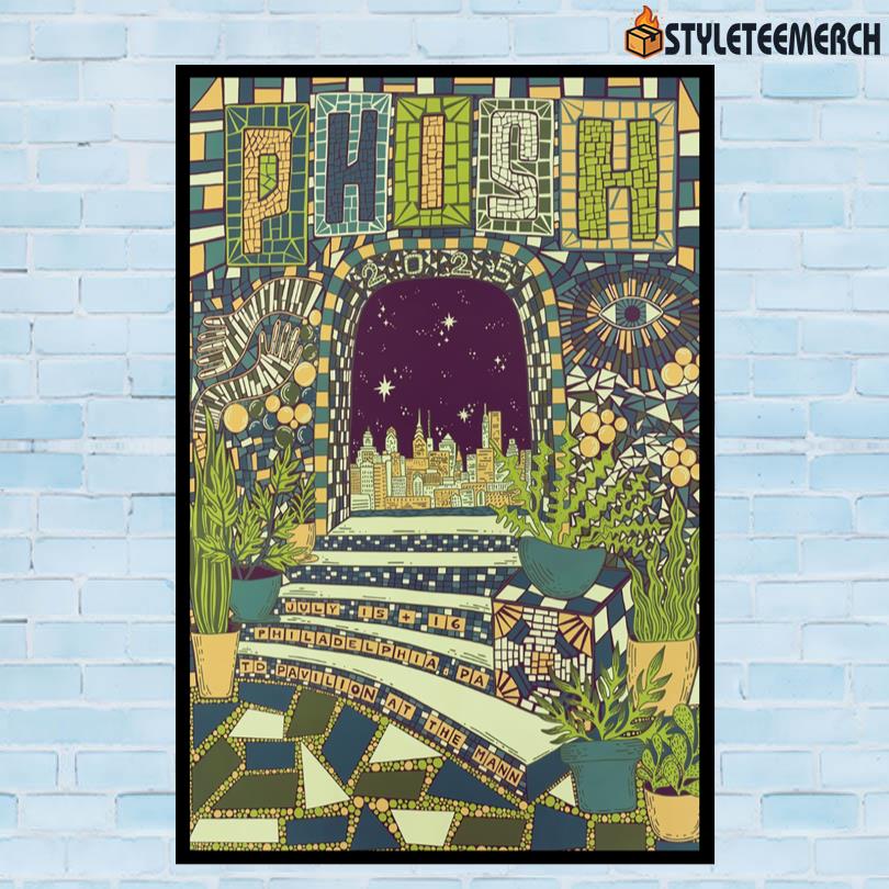 Phish July 15-16 2025 Philadelphia PA Poster 10 Phish July 15-16 2025 Philadelphia PA Poster