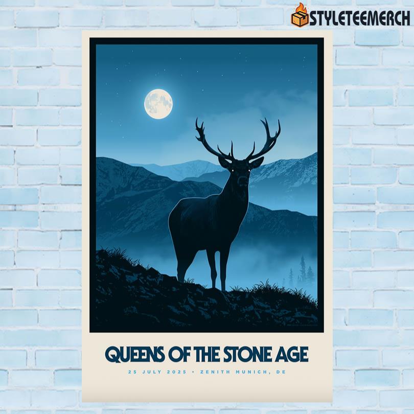 Queens Of The Stone Age Jul 25 2025 Zenith München Munich Germany Show Poster 10 Queens Of The Stone Age Jul 25 2025 Zenith München Munich Germany Show Poster
