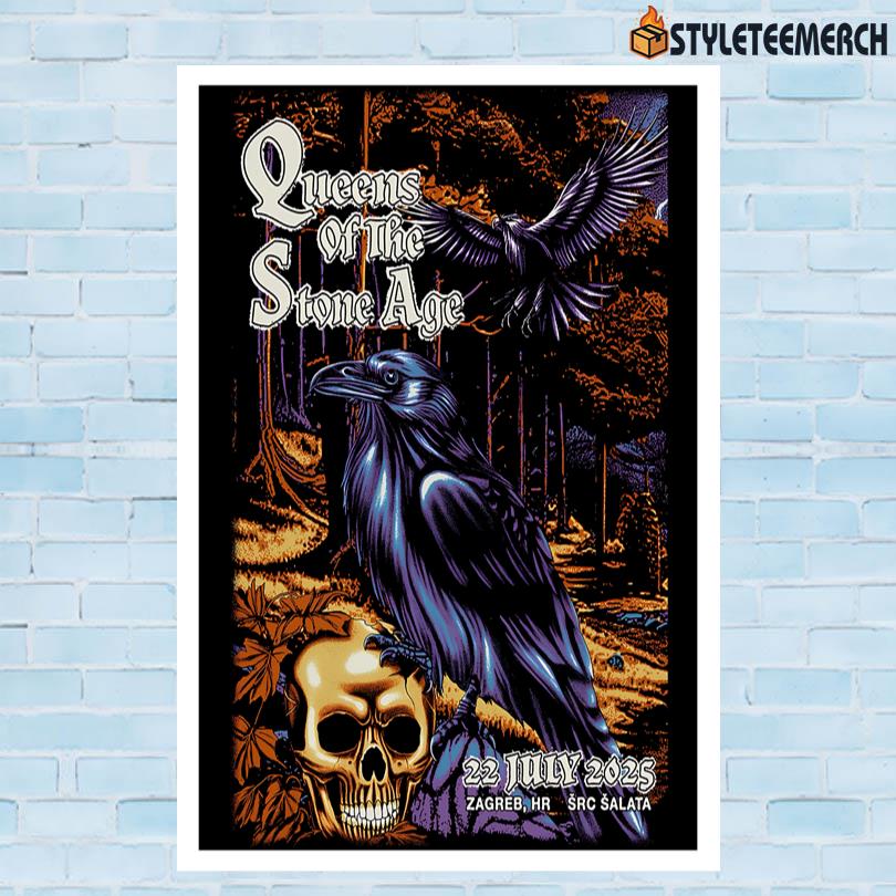 Queens Of The Stone Age Live SRC Šalata Zagreb July 22 2025 Poster 10 Queens Of The Stone Age Live SRC Šalata Zagreb July 22 2025 Poster
