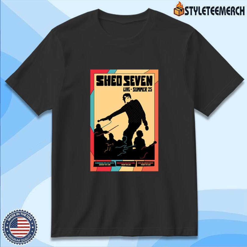 Shed Seven Limited Edition Live Summer 25 T-Shirt 10 Shed Seven Limited Edition Live Summer 25 T-Shirt