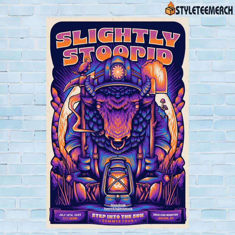 Slightly Stoopid Jul 18 2025 Jackson WY Poster 10 Slightly Stoopid Jul 18 2025 Jackson WY Poster