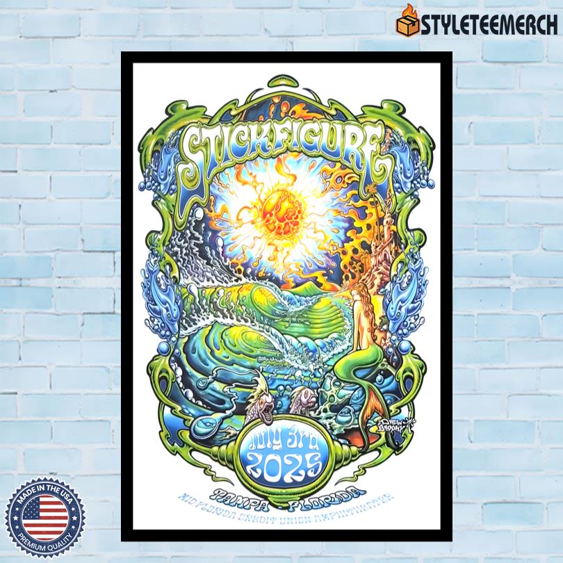 Stick Figure July 3 2025 MIDFLORIDA Credit Union Amphitheatre Tampa, FL Show Poster 4 Stick Figure July 3 2025 MIDFLORIDA Credit Union Amphitheatre Tampa, FL Show Poster