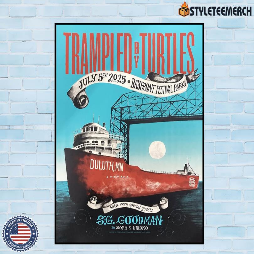 Trampled By Turtles Duluth, MN July 5 2025 Event Poster 4 Trampled By Turtles Duluth, MN July 5 2025 Event Poster