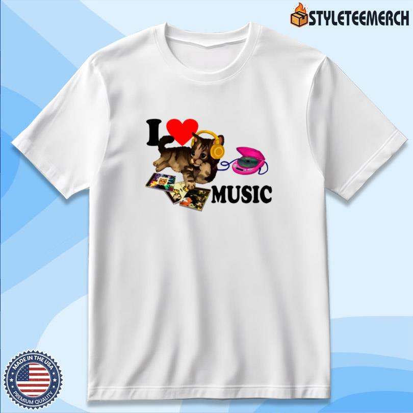 Uma Penca Camiseta I Love Music Cat T Shirt 10 Uma Penca Camiseta I Love Music Cat T Shirt