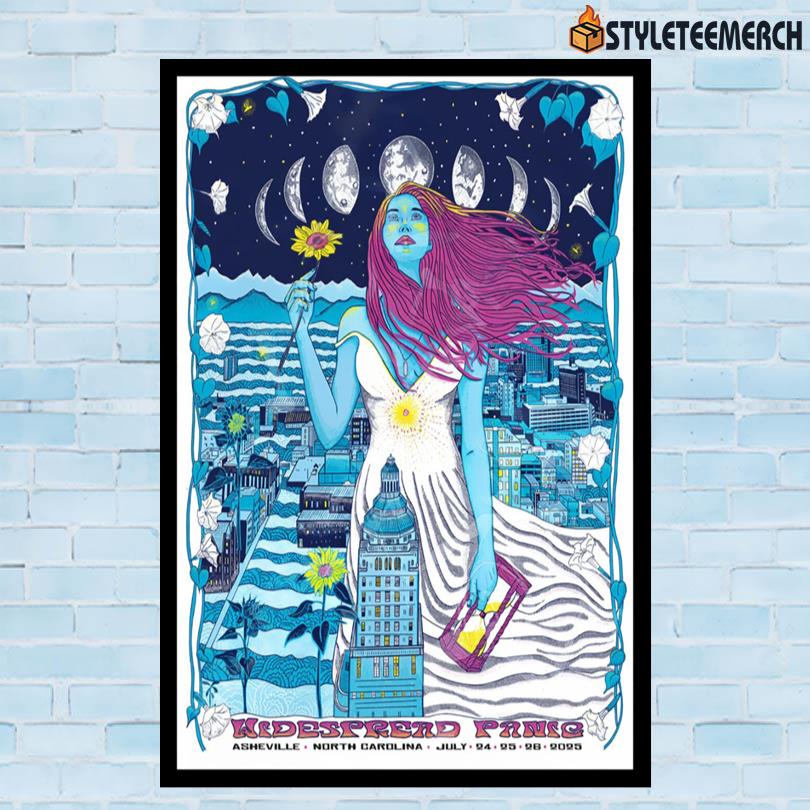 Widespread Panic July 24-26 2025 North Carolina Poster 10 Widespread Panic July 24-26 2025 North Carolina Poster
