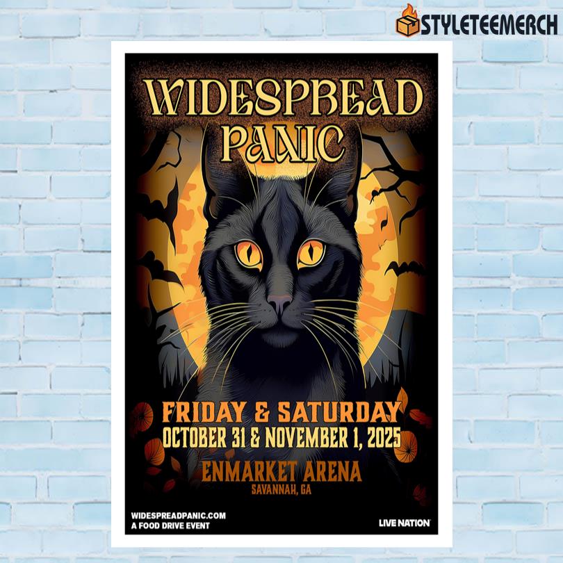 Widespread Panic Live Show Poster 9 Widespread Panic Live Show Poster