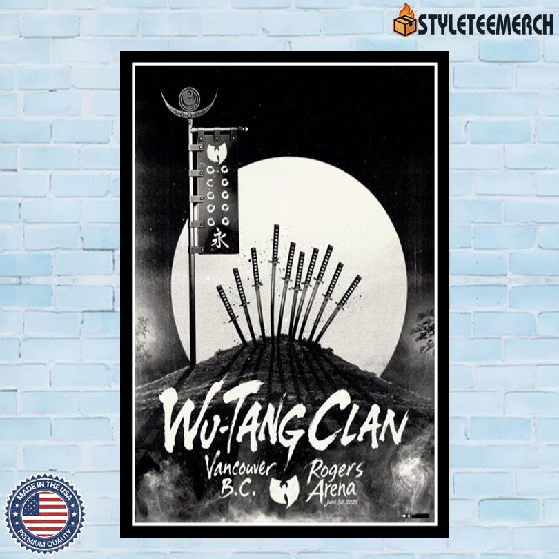 Wu Tang Clan Event Poster Vancouver, BC 2025 10 Wu Tang Clan Event Poster Vancouver, BC 2025