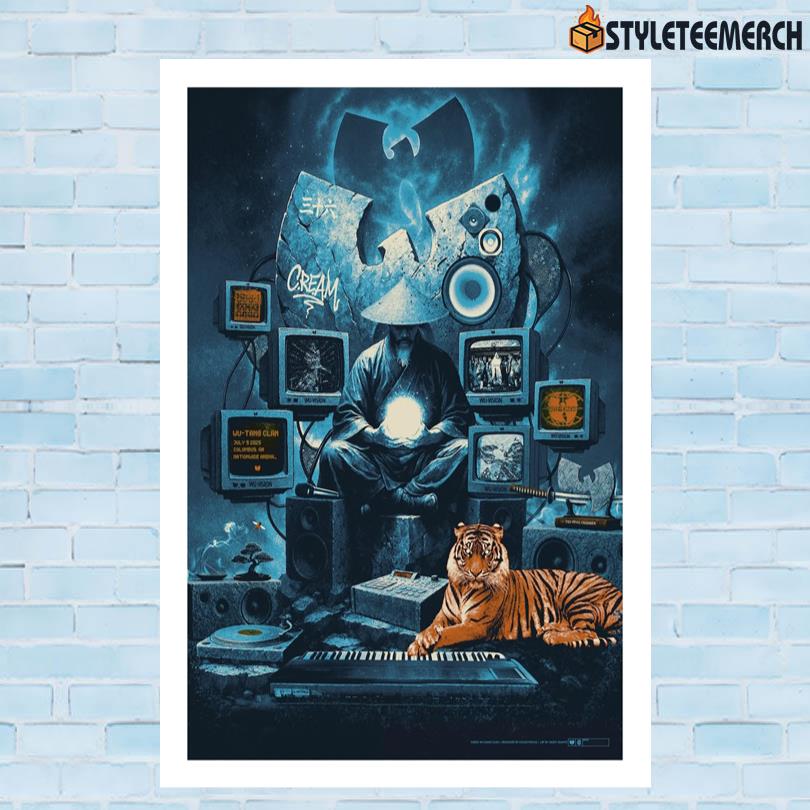 Wu-Tang Clan Merch Columbus OH July 9 2025 Poster 10 Wu-Tang Clan Merch Columbus OH July 9 2025 Poster