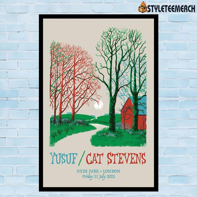 Yusuf Cat Stevens July 11th 2025 Hyde Park Poster 10 Yusuf Cat Stevens July 11th 2025 Hyde Park Poster